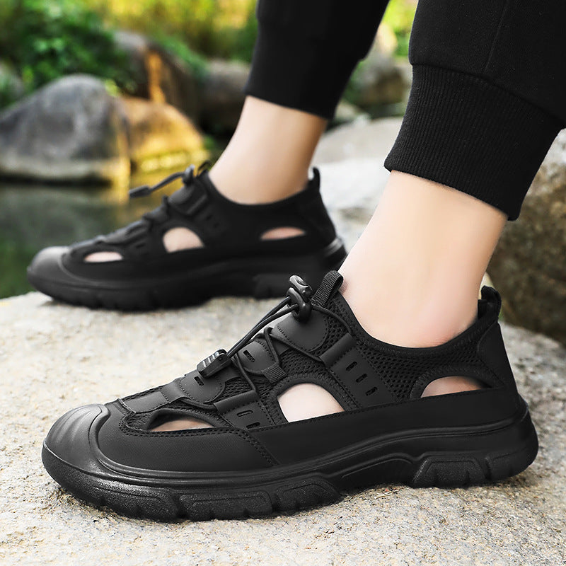 Damen Atmungsaktive Outdoor-Sandalen mit rutschfester Sohle Drune