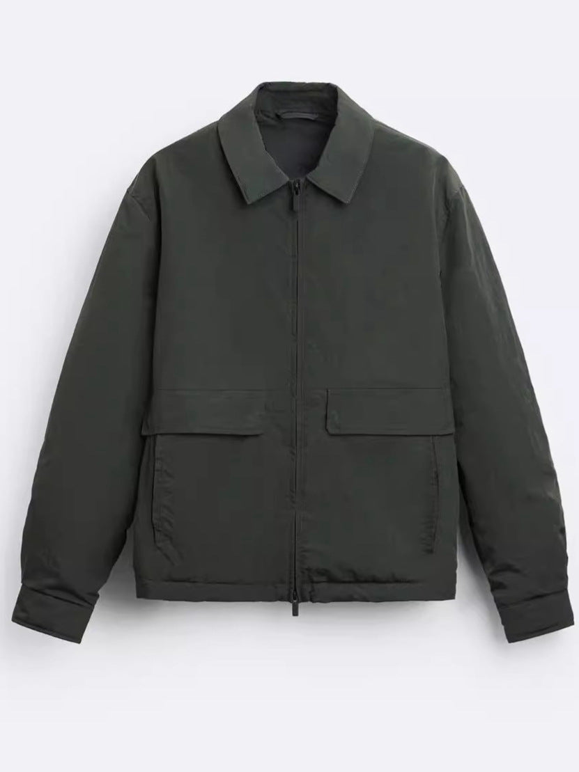 Herren lässige Jacke mit praktischen Taschen und modernem Schnitt Drune