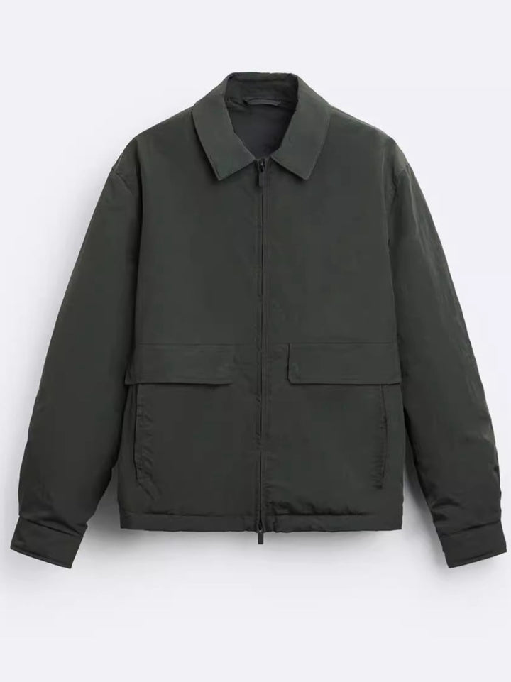 Herren lässige Jacke mit praktischen Taschen und modernem Schnitt Drune