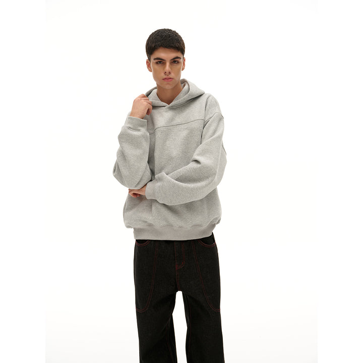 Unisex Kapuzenpullover mit Oversize-Schnitt und dezenter Brustpasse Drune