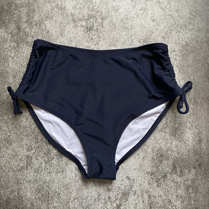 Damen Hochtailliertes Bikinihöschen mit seitlichen Bindebändern Drune