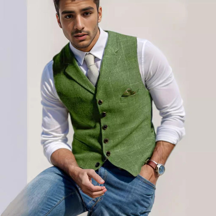 Herren elegante Weste im modernen Stil Drune
