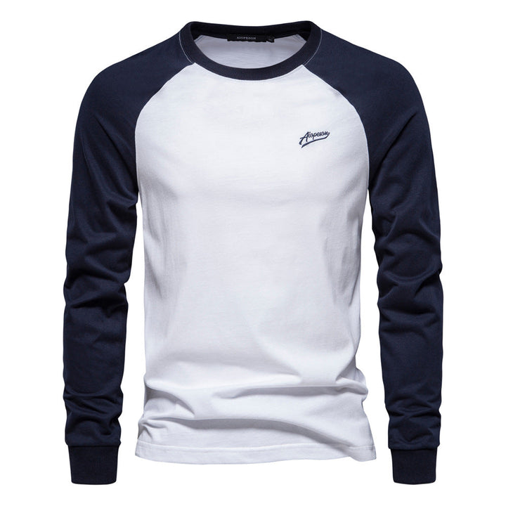 Herren Langarmshirt mit markantem Raglan-Design Drune