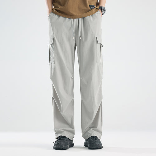 Herren Breite Tech‑Cargo‑Hose mit Utility‑Taschen und verstellbarem Bund Drune