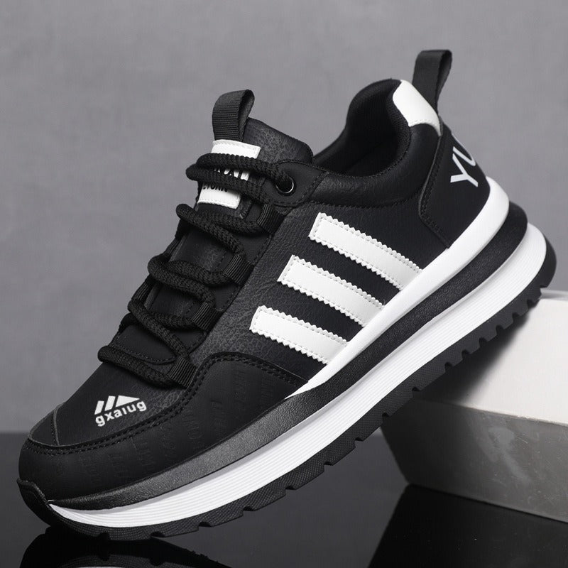 Damen Plateau-Sneaker mit dicker Profilsohle und gepolstertem Kragen Drune