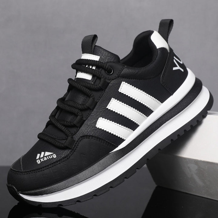 Damen Plateau-Sneaker mit dicker Profilsohle und gepolstertem Kragen Drune