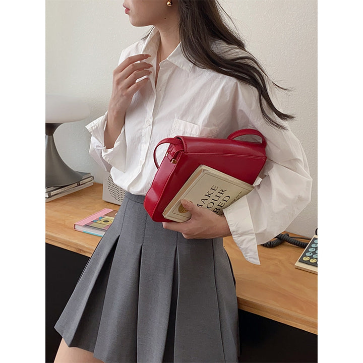 Damen elegante und lässige Bluse mit leichtem Oversize-Schnitt Drune