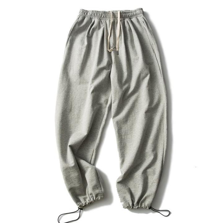 Unisex Weiche Oversize Jogginghose mit elastischem Bund, Tunnelzug und verstellbarem Kordelzugsaum Drune