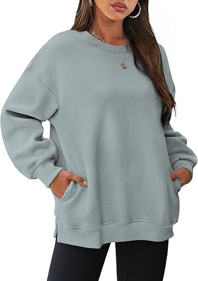 Damen lässiger Oversized Sweatshirt Drune