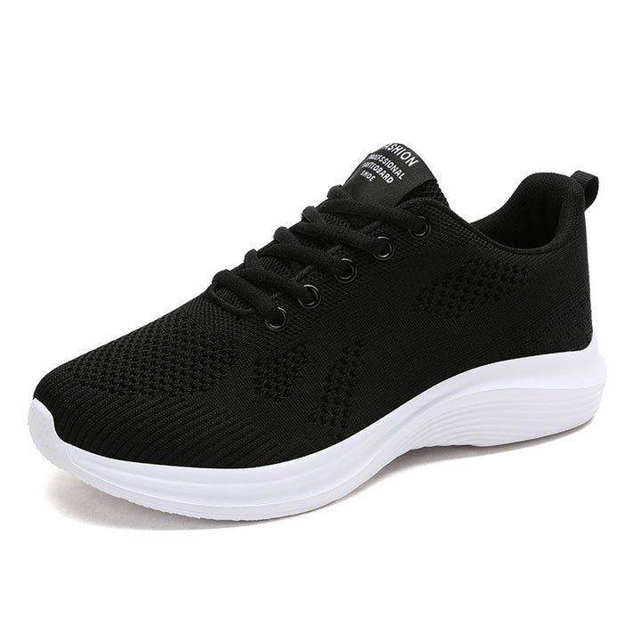 Damen nan leichte Laufschuhe mit atmungsaktivem Strickobermaterial und viskoelastischer Komfortsohle Drune