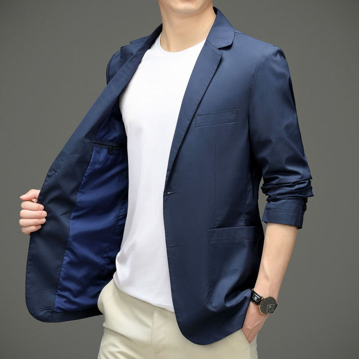Herren legerer Blazer mit modernem Schnitt und praktischen Taschen Drune