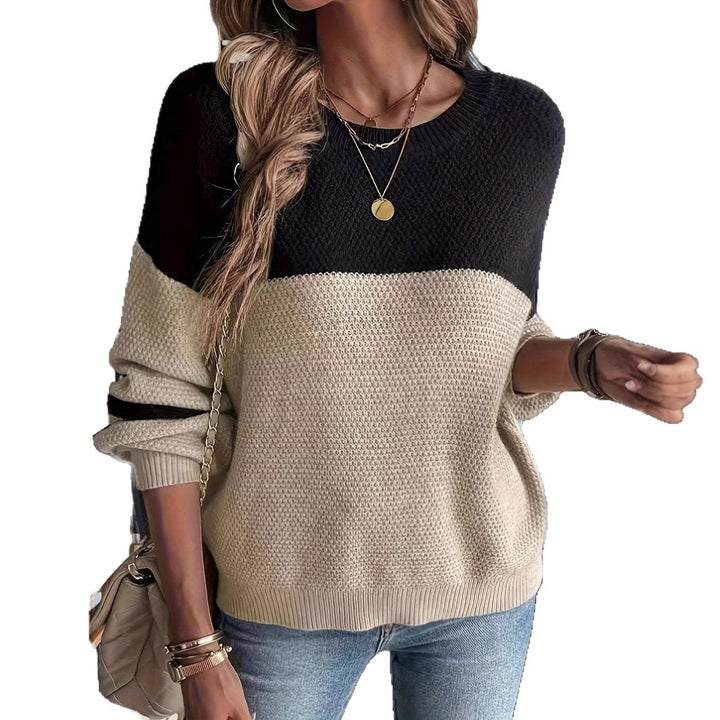 Damen hochwertiger, gestrickter Pullover Drune