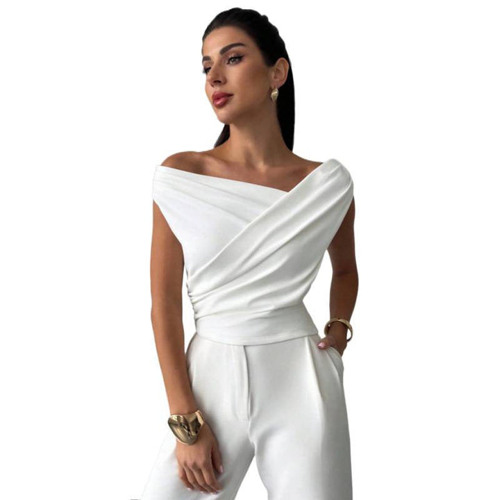 Damen Wickeloberteil mit weichem Stoff und elegantem Design Drune