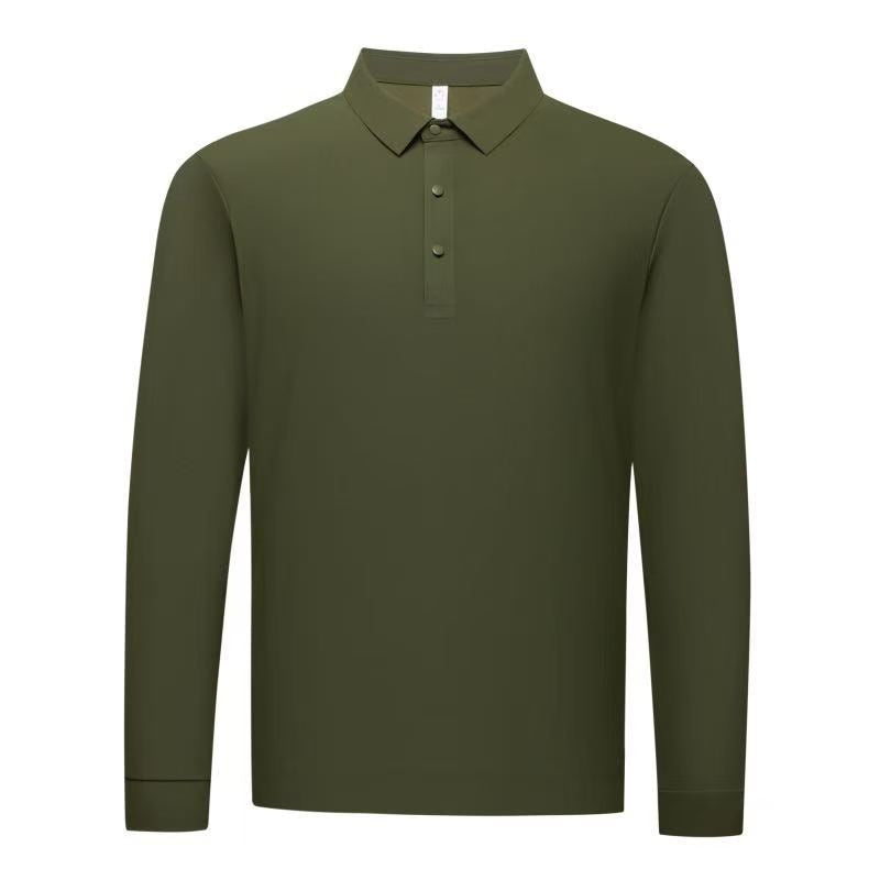 Herren Longsleeve Poloshirt Drune
