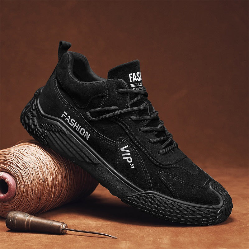 Herrenschuhe Freizeit Wildleder Sport Sneaker Drune