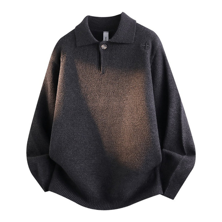 Damen Modischer Strickpullover mit Stehkragen Drune