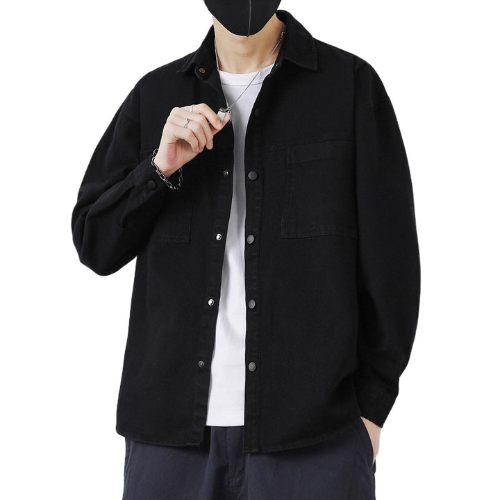 Herren Lässige Overshirt-Jacke Drune
