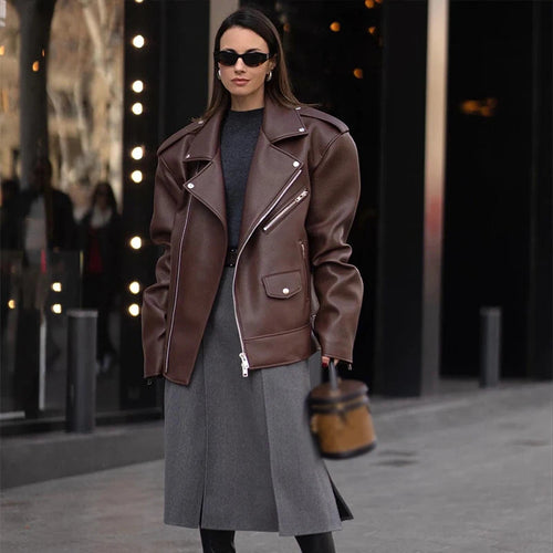 Damen Oversized jacke im urbanen Stil Drune
