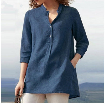 Drune | Elegante Leinenbluse