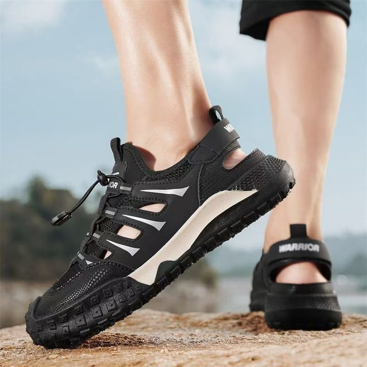Damen Sportliche Outdoor-Sandalen mit atembraumsaktivem Obermaterial und rutschfester Sohle Drune