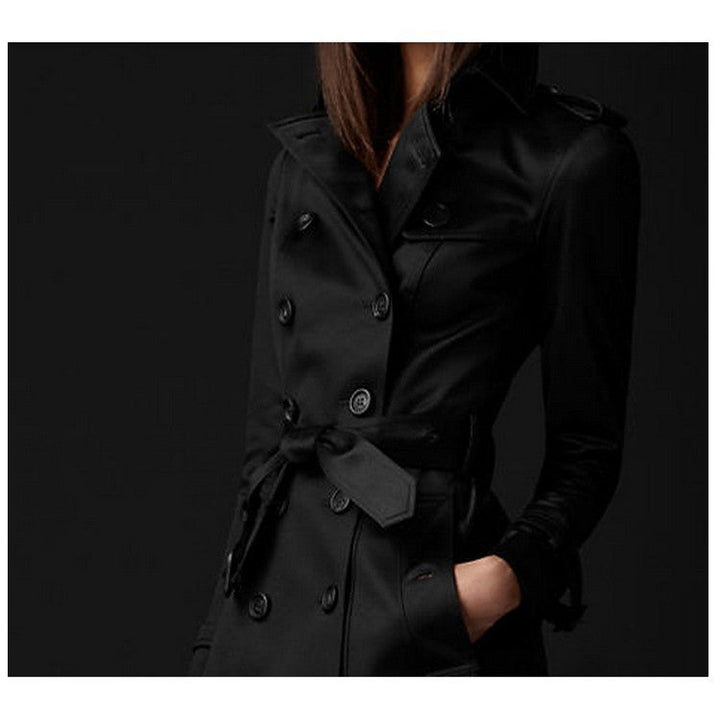 Drune | Schlanker Trenchcoat mit Doppelter Knopfreihe