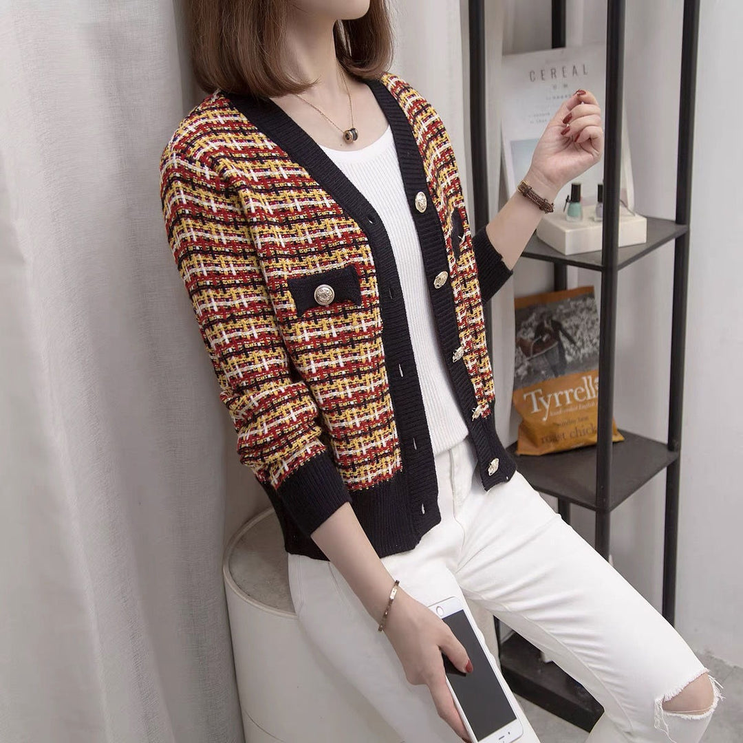 Damen Strickjacke im eleganten Bouclé-Stil Drune