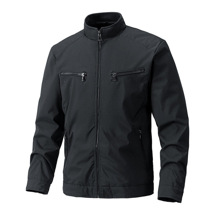 Herren Outdoorjacke mit hohem Kragen Drune