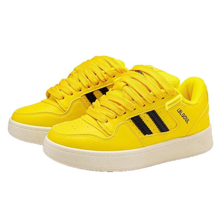 Damen Sportliche Sneakers im Retro-Look mit farblichen Akzenten Drune