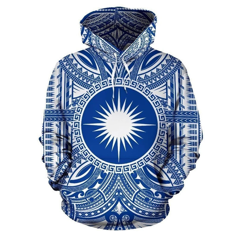 Damen Kreativer Kapuzenpullover mit auffälligem grafischen Design Drune