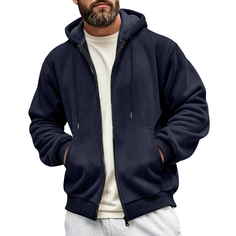 Herren Sportliche Kapuzenjacke mit atmungsaktivem Material und praktischem Reißverschluss Drune
