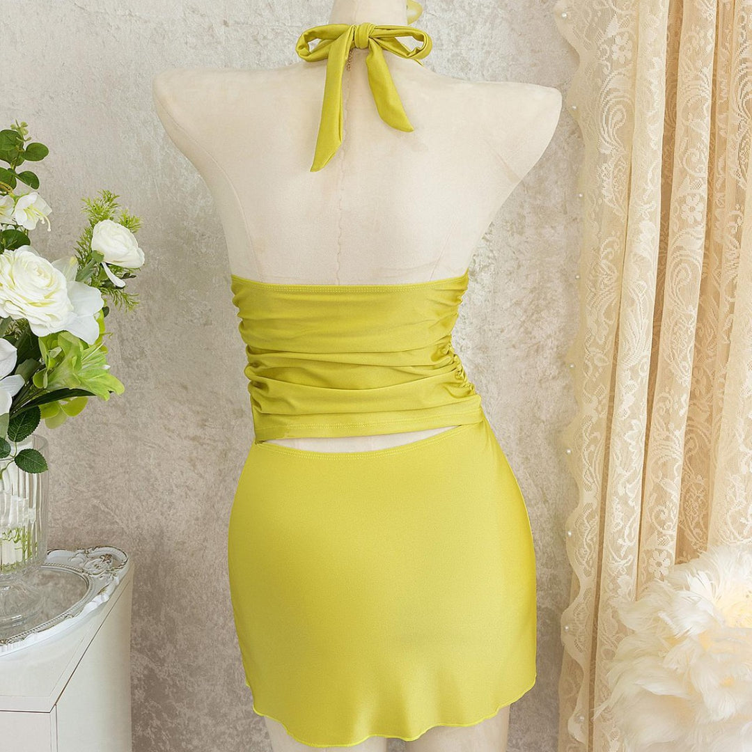 Damen Tankini mit modischem Röcken Drune