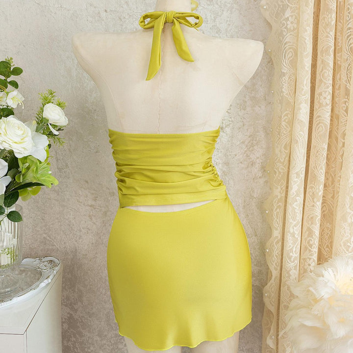 Damen Tankini mit modischem Röcken Drune