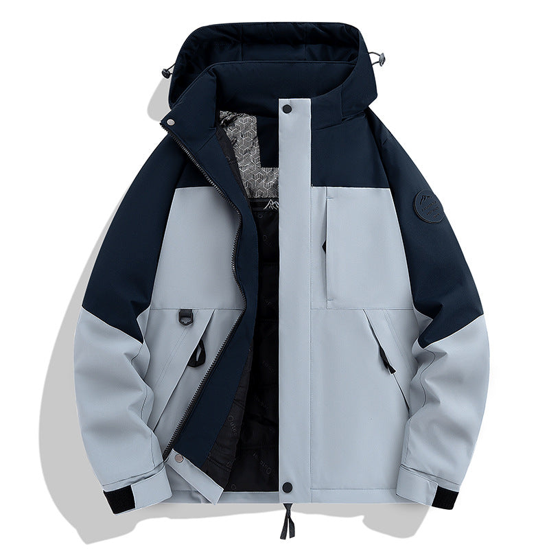 Herren Wasserdichte und atmungsaktive Softshell-Outdoorjacke Drune
