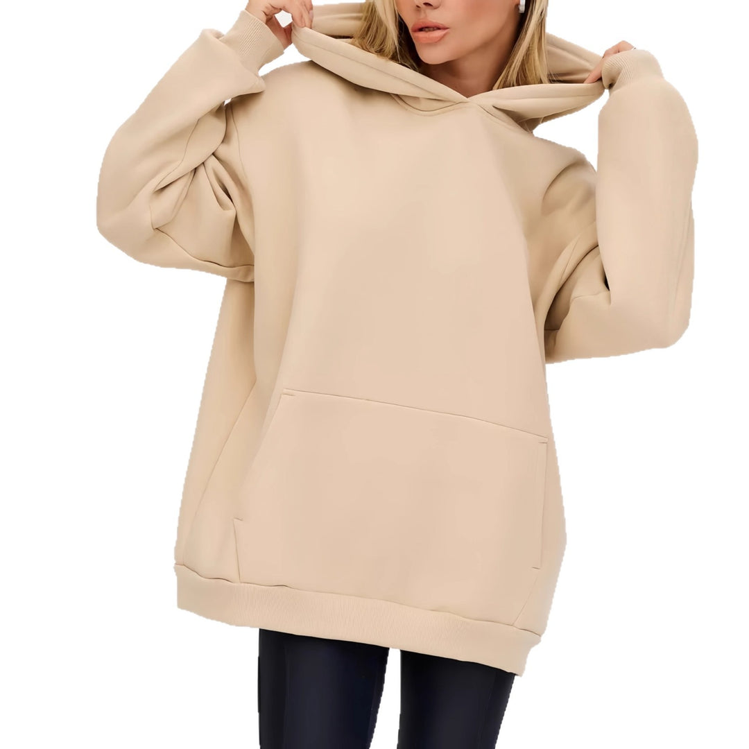 Damen Sportlicher Kapuzenpullover