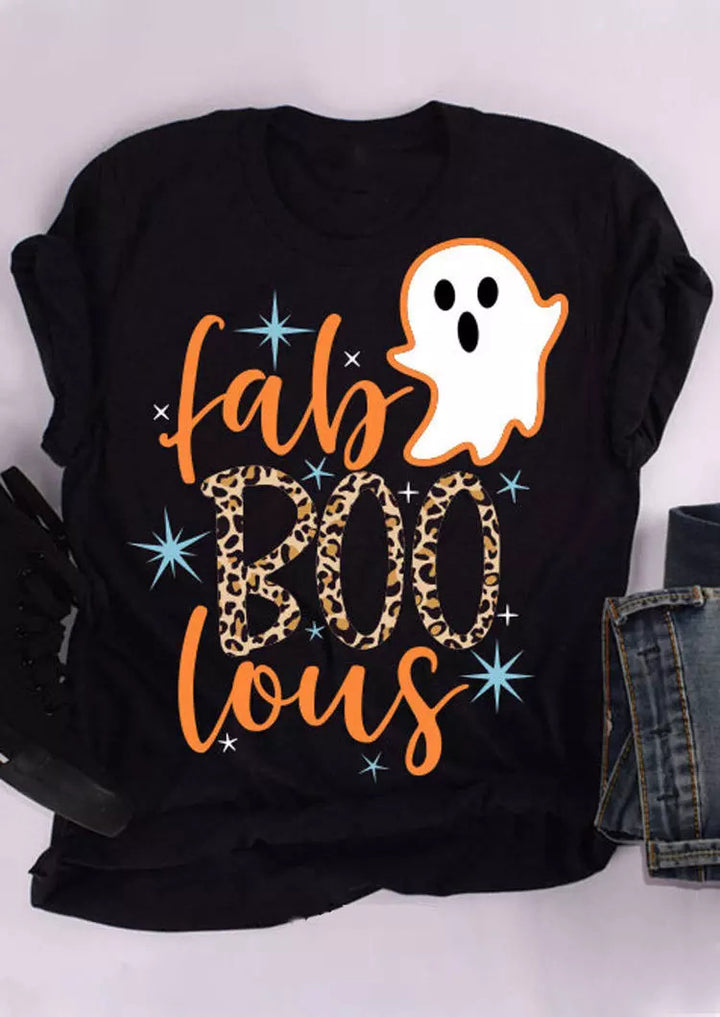 Damen Grafik T-Shirt mit verspieltem Halloween-Design Drune