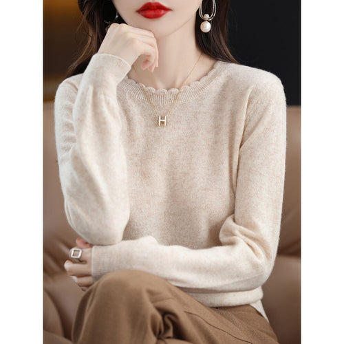 Damen Feiner Cashmerepullover Drune