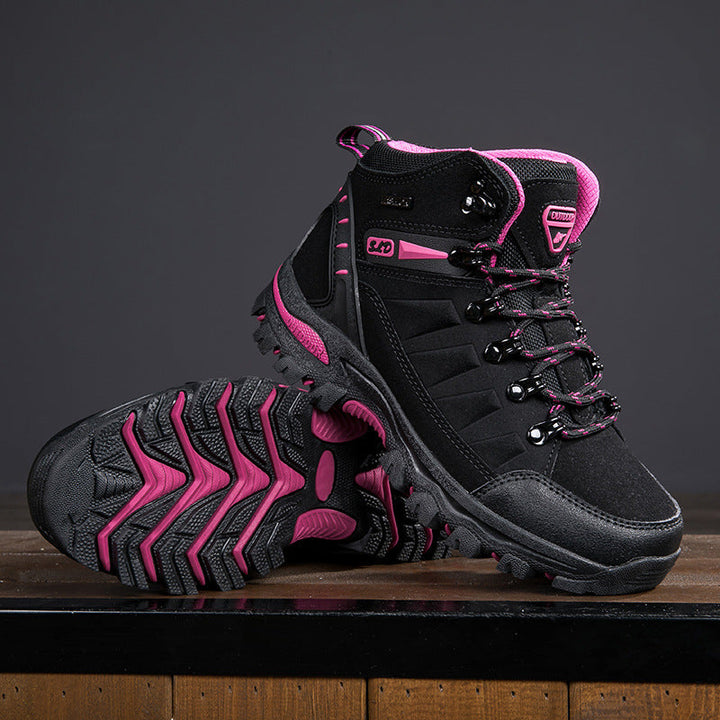 Damen Hochwertige und wasserdichte Wanderschuhe mit rutschfester Sohle und atmungsaktivem Obermaterial Drune