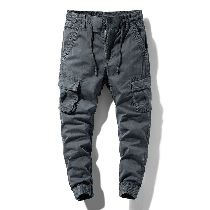 Herren Urbaner Cargojogger mit elastischem Komfortbund, Organizer‑Taschen und gerippten Bündchen Drune