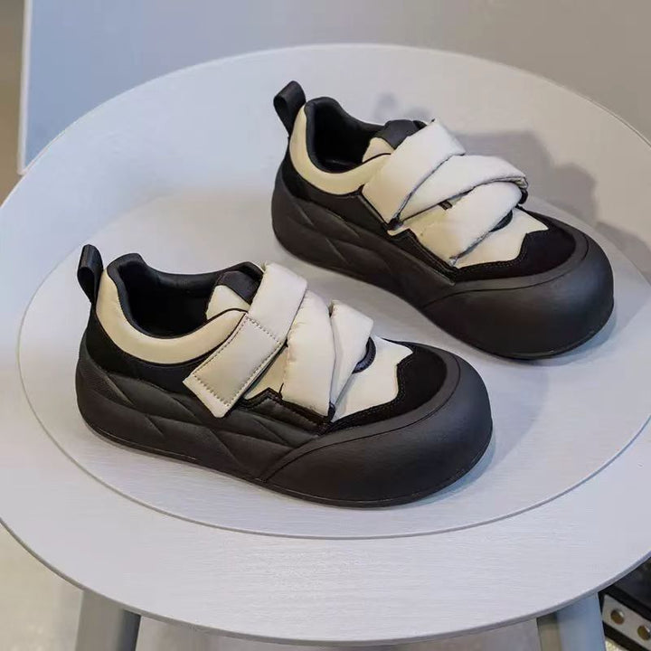 Damen Sneakers mit doppeltem Klettverschluss und modischem Design Drune