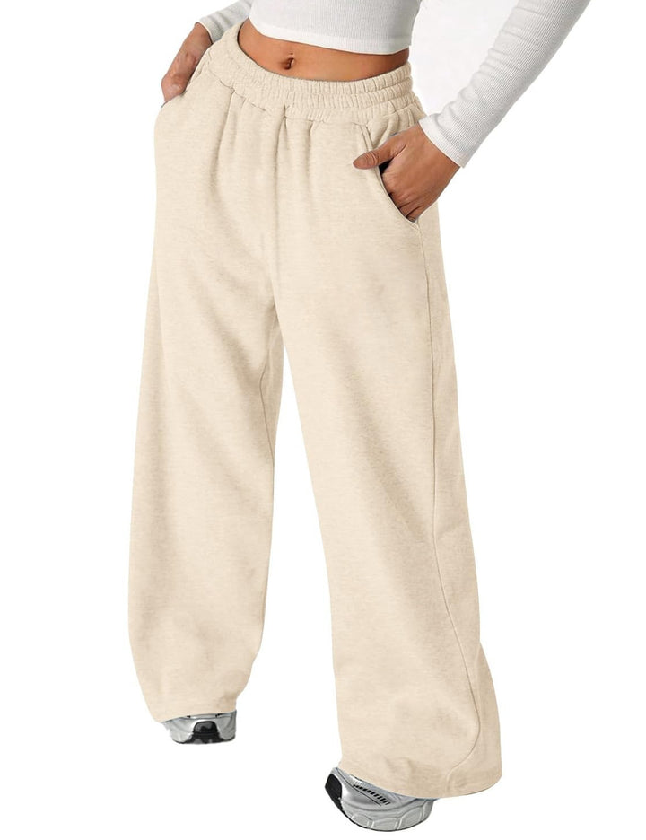 Damen Freizeithose mit elastischem Bund und lockerer Passform Drune