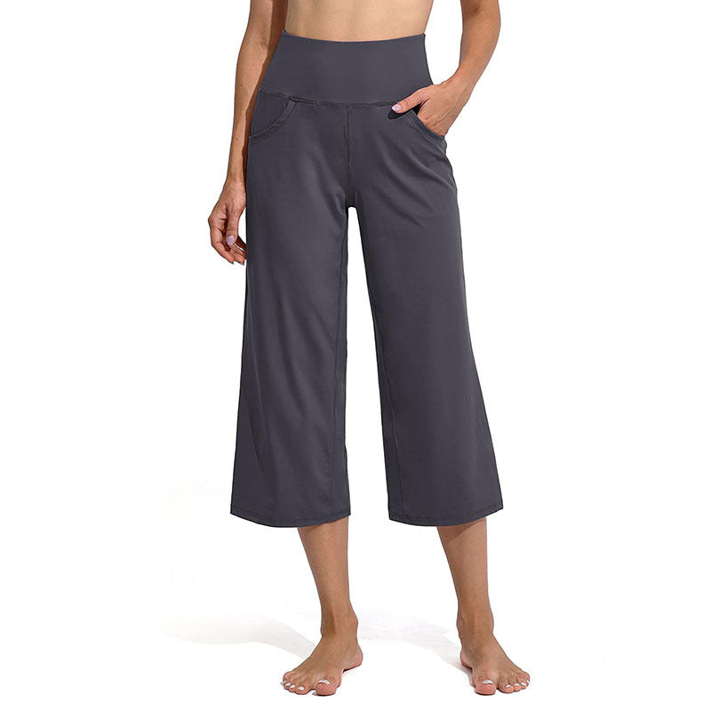 Damen Bequeme Sportliche Culotte mit hohem Bund und praktischen Taschen Drune