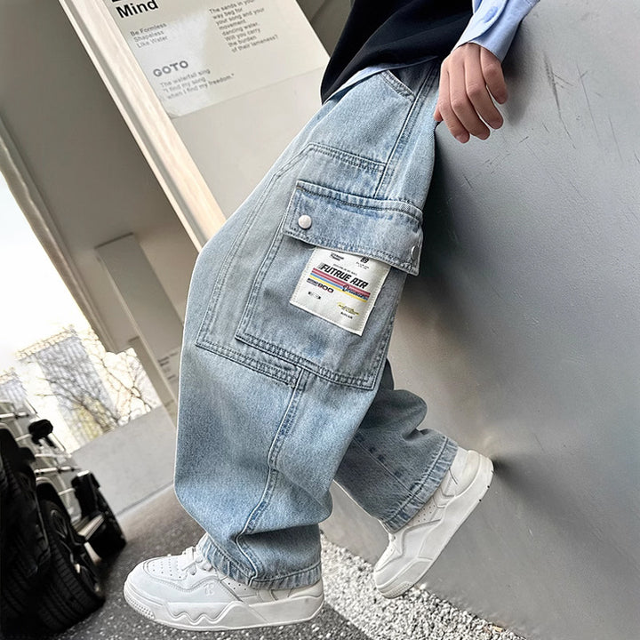 Herren weite Cargo-Jeans Drune