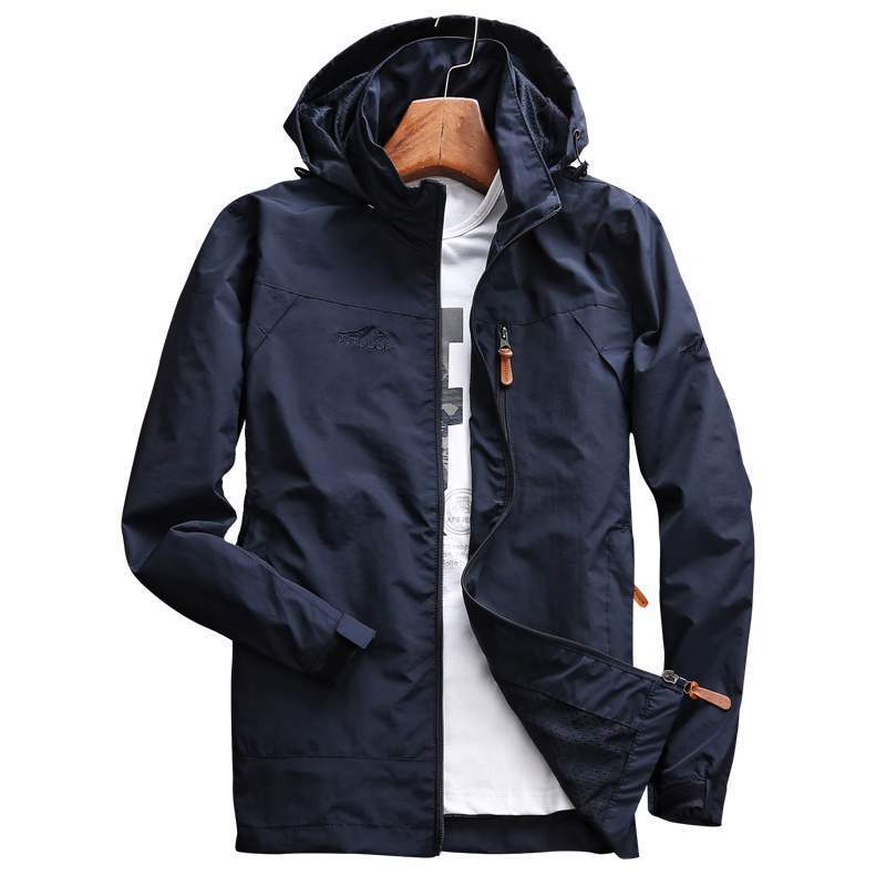 Herren Wasserabweisende Softshelljacke mit Fleece Innenfutter, Kapuze und Brusttasche Drune
