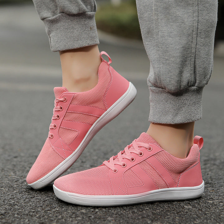 Unisex atmungsaktive Strick-Freizeit-Sneaker mit gepolstertem Fersenkragen und flexibler EVA-Laufsohle Drune