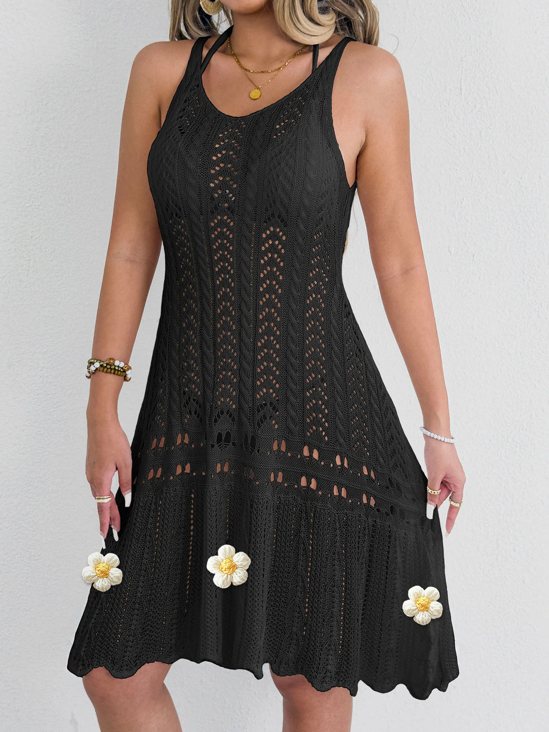 Damen gehäkeltes Strandkleid Drune 1779788034