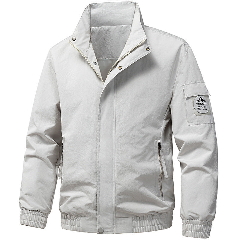 Herren technische Kapuzen-Softshelljacke mit verstellbarer Kapuze und Utility-Taschen Drune