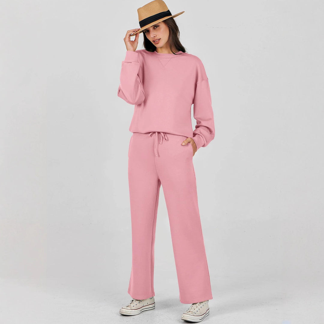 Damen entspannten Komfort Sweatset Drune