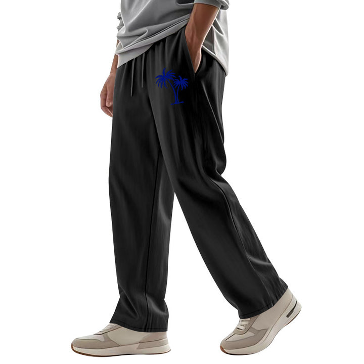 Herren Legere Freizeithose mit seitlichem Logodruck Drune