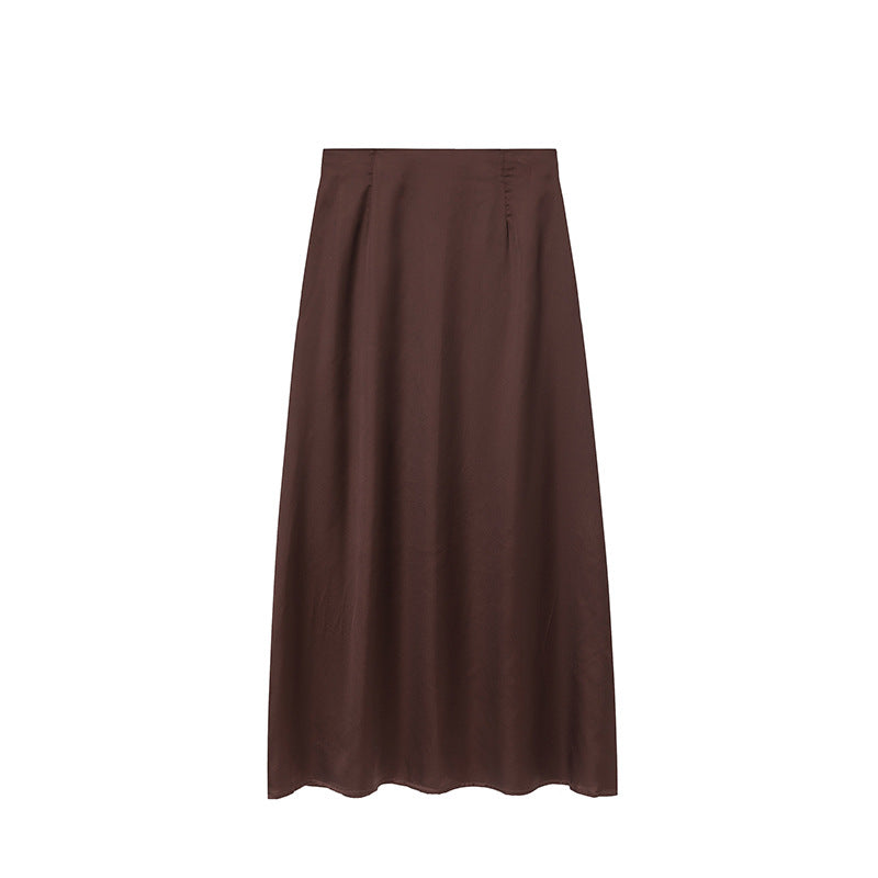 Damen Elegante Midi-Rock Drune