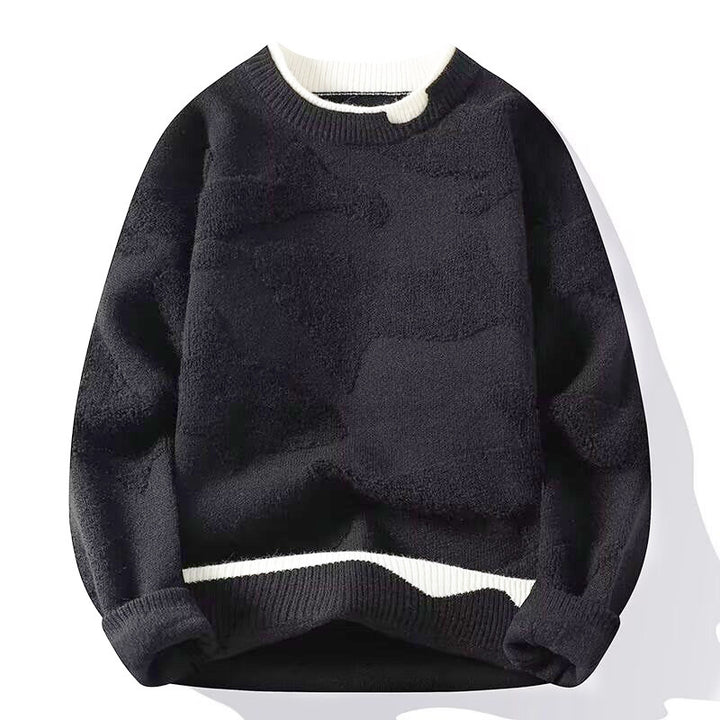 Damen Sportlicher Grobstrickpullover Drune
